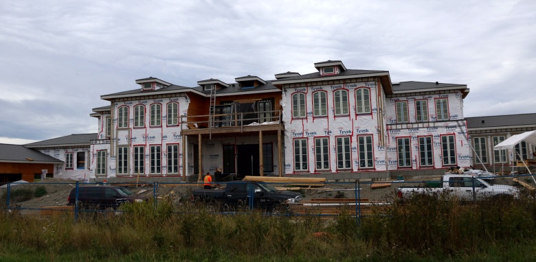 Huge home under construction in Richmond