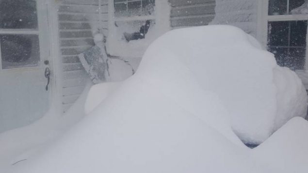 Not a mid-winter storm, no this is late May, and record snowfall in parts of Newfoundland