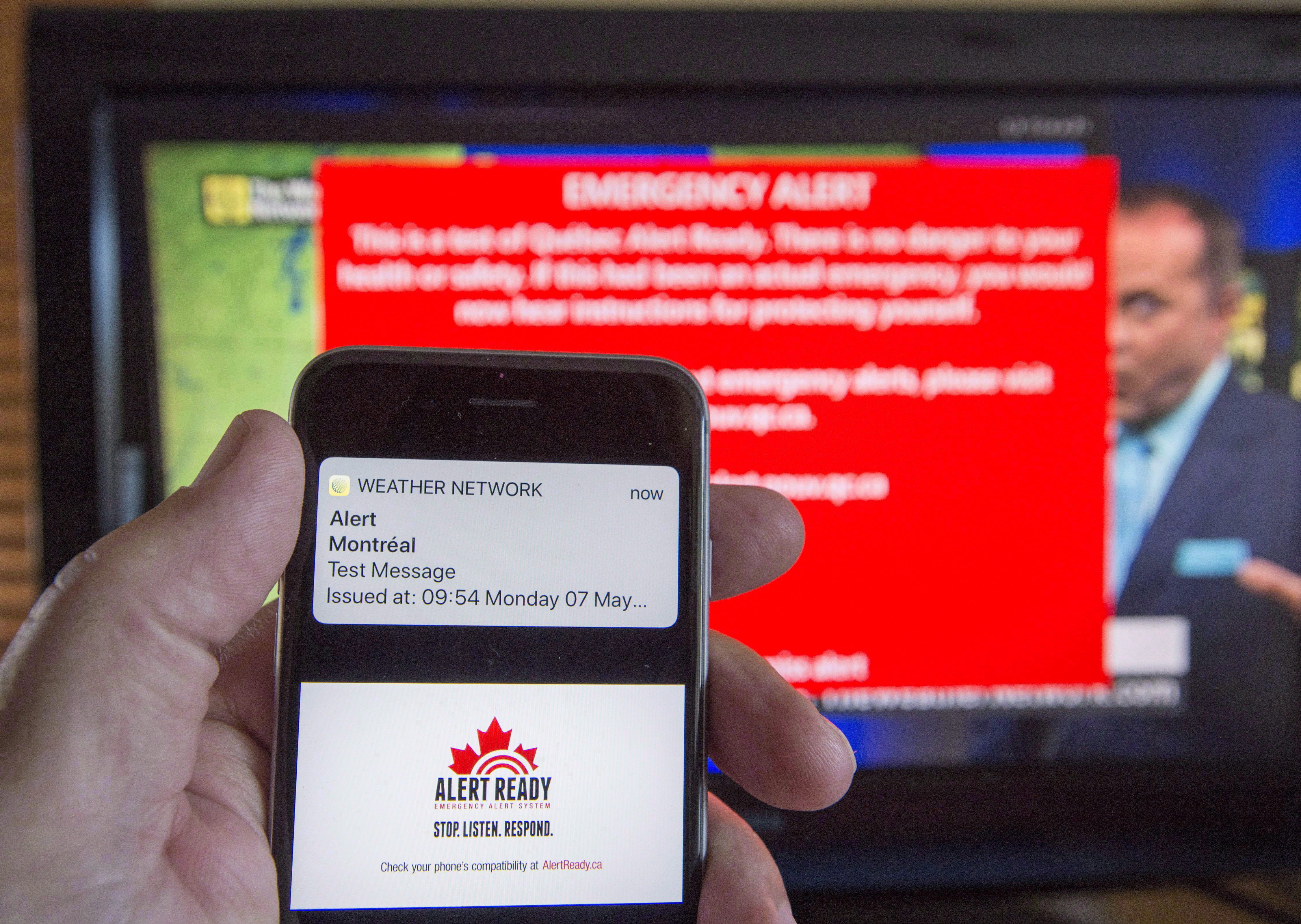 Canadians to receive another emergency alert test on Nov. 28 – RCI