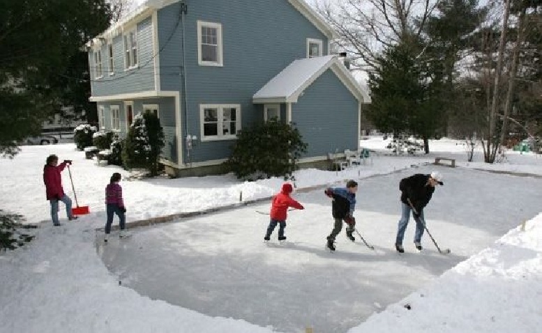 skating typical backyard rink via cbc