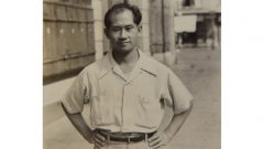 William Gun Chong circa 1943. Photo presumably taken between missions when he was often dressed in worn clothes as a homeless peasant to avoid Japanese forces attention as he carried out his missions ( via Chinese Canadian Military Museum)