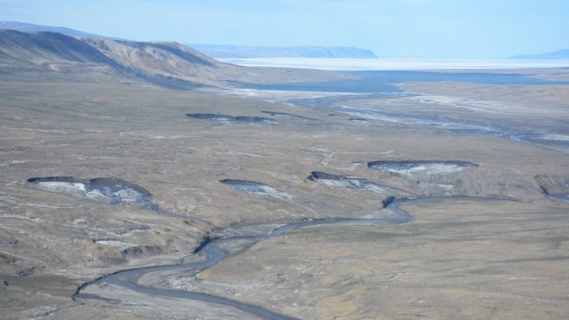 Over the past few years, due to higher summer temperatures, scientists have seen an increase in landforms that are caused by melting ice in the permafrost.