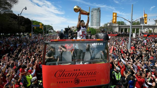 Every door to the city is open to you': Toronto Raptors given key to the  city at victory rally