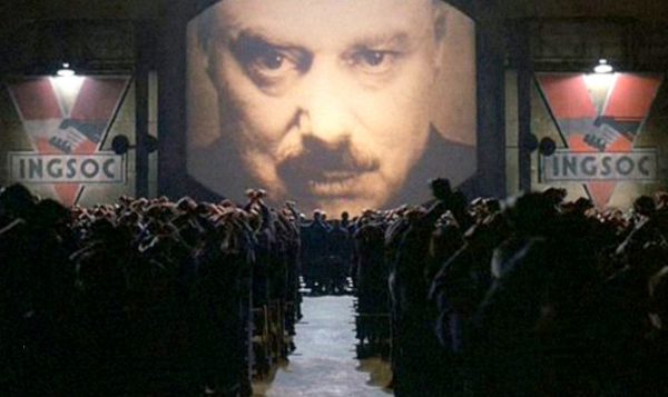 Imagen de la película "1984", basada en la novela del escritor George Orwell. 