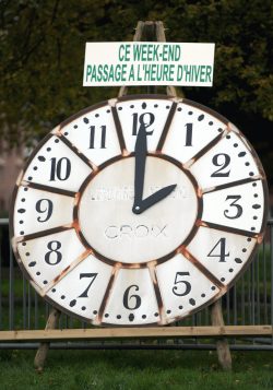 Une horloge geante a été installé ce 29