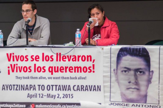 Caravana Ayotzinapa a Ottawa