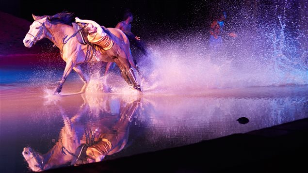 Escena del espectáculo Odysseo de Cavalia