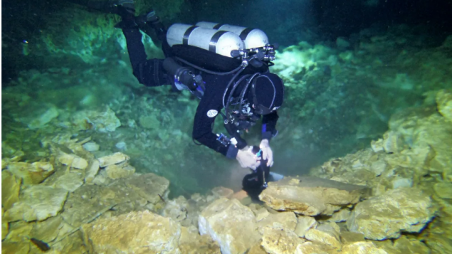 Descubren civilización bajo el agua, 8.000 años más antigua que los Mayas