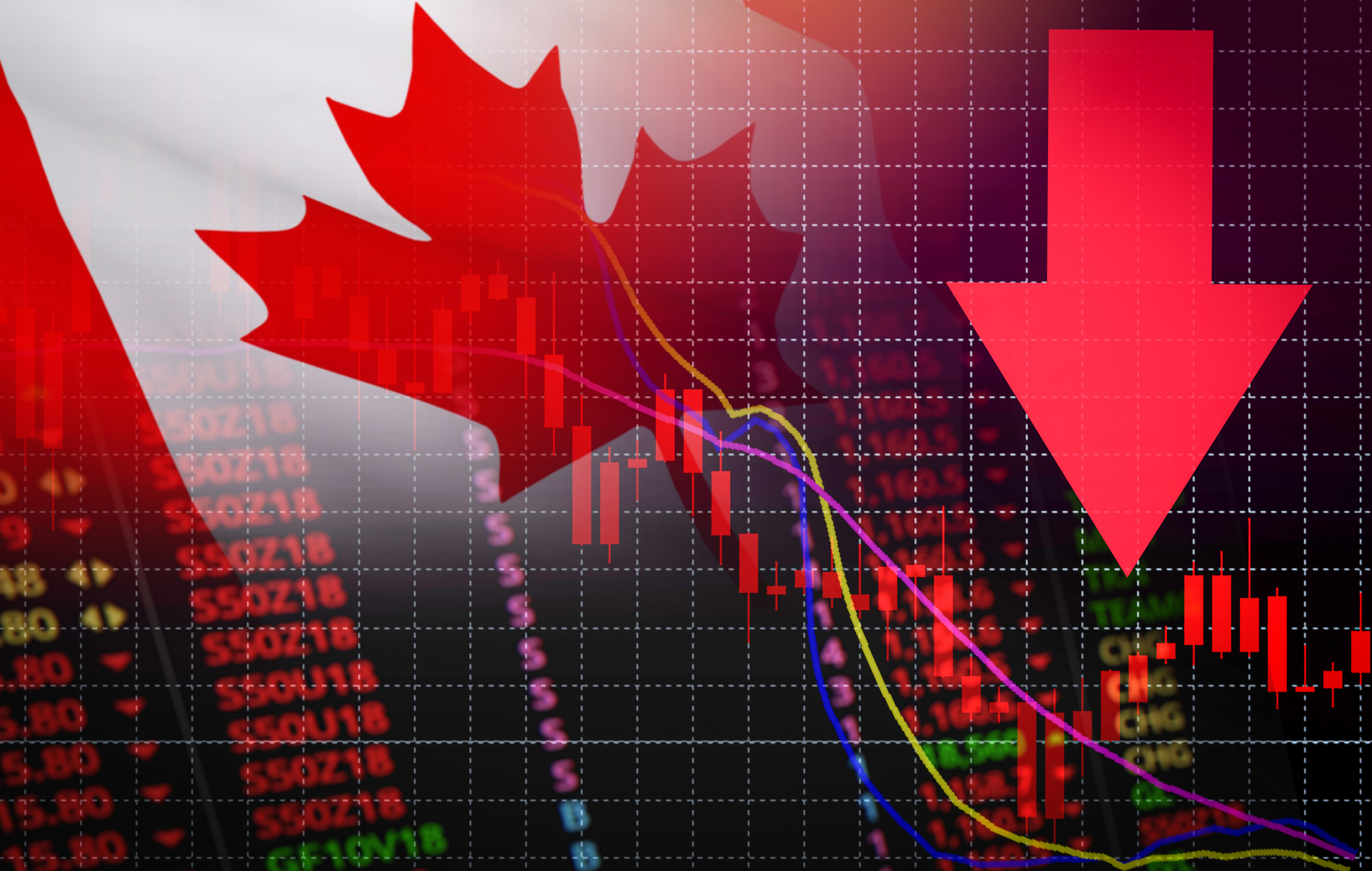 Preocupa caída histórica del Producto Interior Bruto en Canadá en 2020