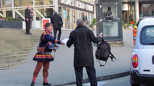 Photo: Anna Sunna. Sámiradio, Sweden.