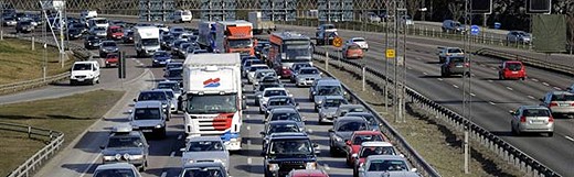 Sweden hopes to reduce traffic and the use of fossil fuels by 2030. Photo: Jessica Gow/Scanpix