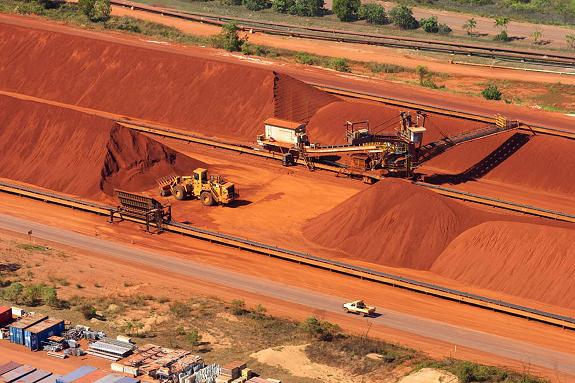 In this undated hand out photo supplied by Alcan South Pacific, the Alcan Gove Alumina refinery in the Northern Territory, Australia, is seen. AP Photo/Alcan South Pacific PTY LTD, HO