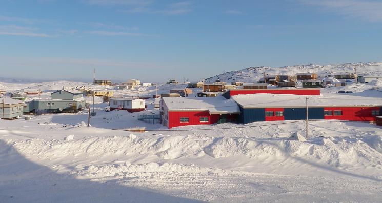 People in Cape Dorset will now be able to use cell service, but it comes at a high price - 30 cents a minute for pre-paid service. (Eilís Quinn/Radio Canada International)