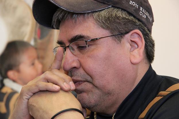 “One of the big problems up North is that we’re not communicating well and that’s a problem when you’re trying to create an economy in a community like Deline,” Danny Gaudet, chief self-government negotiator, Deline Dene First Nation.  Photo: Eilís Quinn, Radio Canada International