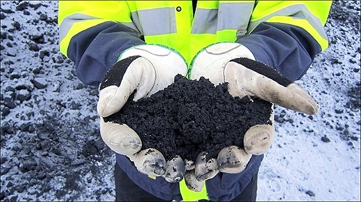 The first load of ore was extracted from the Kaunisvaara mine in December 2012, and is expected to last 19 years. Photo: David Zimmer, Sveriges Radio