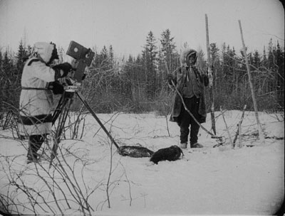 Still frame from the 35mm footage of The Romance of the Far Fur Country (1920). All images courtesy of the Hudson's Bay Company Archives. Source: returnfarfurcountry.com 