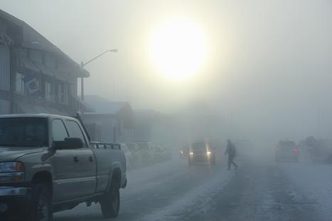 Downtown Inuvik. Photo: Eilís Quinn, Radio Canada International. 