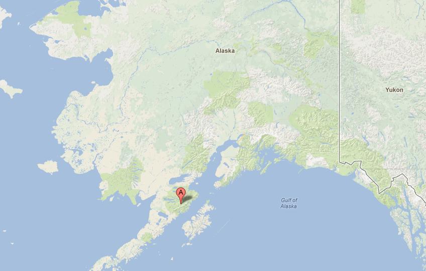 Katmai National Park and Preserve. (Google Maps)