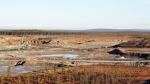 The new mine in Kaunisvaara. Photo: Linnea Luttu/Sveriges Radio