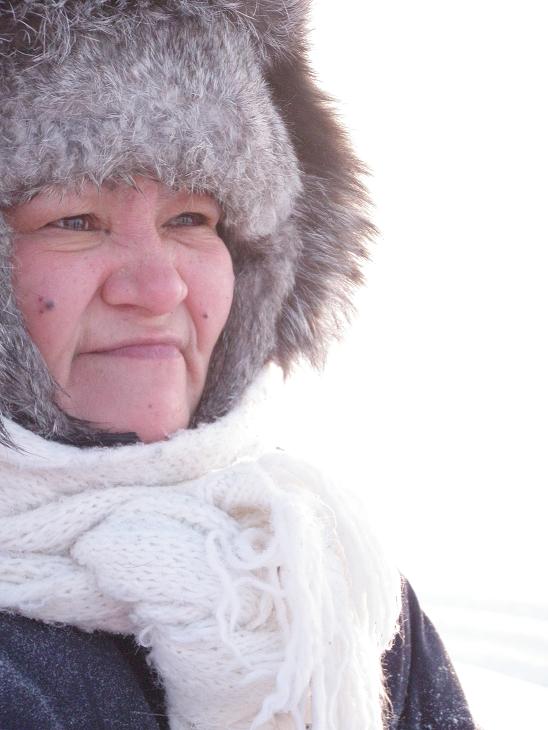 Qikiqtarjuaq resident Lavinia Curley. Photo by Eilís Quinn.