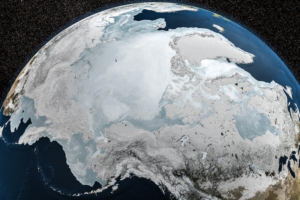 NASA image of Arctic sea ice. Photo: NASA. Alaska Dispatch