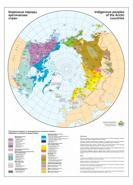 Map: "Indigenous People's of the Arctic countries". Norwegian Polar Institute.