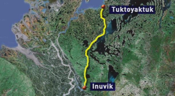 e all-weather road will stretch 140 kilometres. (CBC)