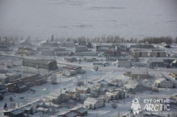 The Town of Norman Wells, N.W.T., is located close to where MGM is exploring for oil and gas. (Eilís Quinn, Radio Canada International)