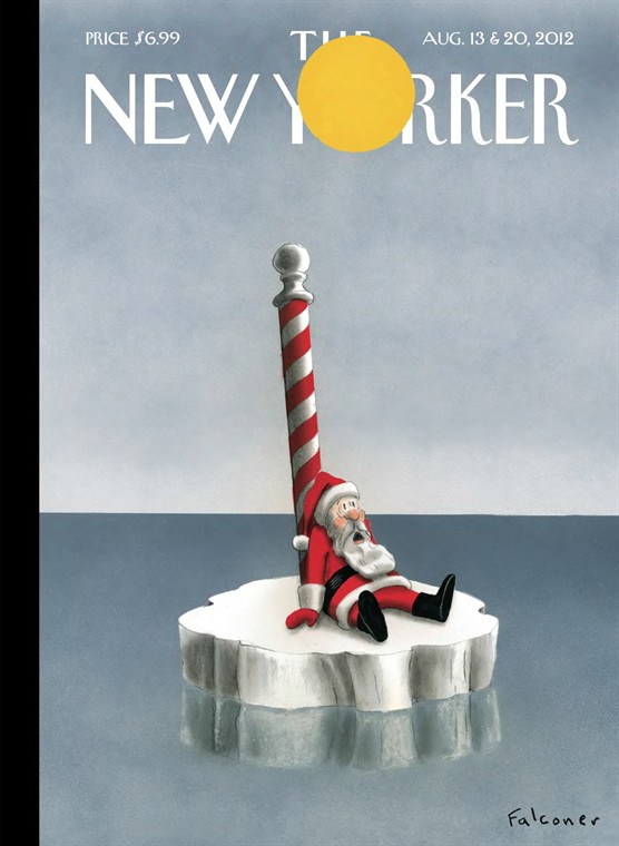 New Yorker cover, August 13 & 20, 2012 edition. CLICK TO SEE FULL IMAGE