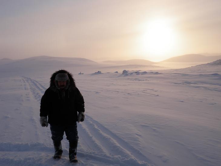 Qikiqtarjuaq hunter Pauloosie Kayootuk. Photo by Eilís Quinn.