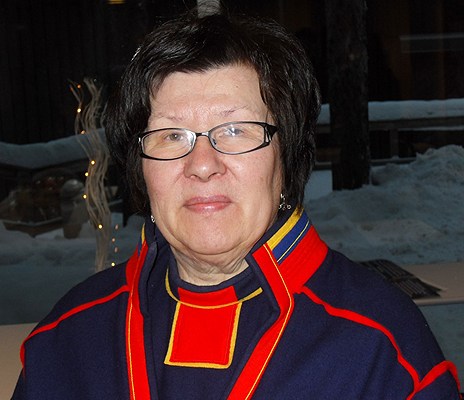Ingrid Inga, President of the Sami Parliament. Photo: Tom Sullivan/Radio Sweden