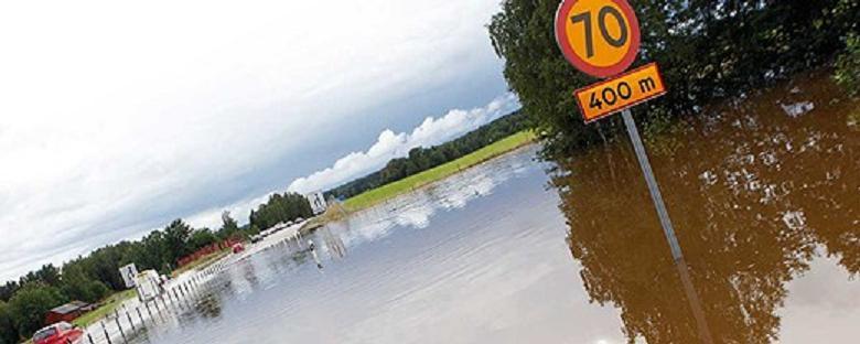 Climate change is expected to increase flooding risks in Sweden. Foto: Fredrik Persson/Scanpix