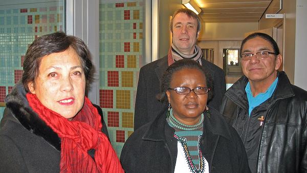  Peter Sköld, director (in the back) with the invited guest