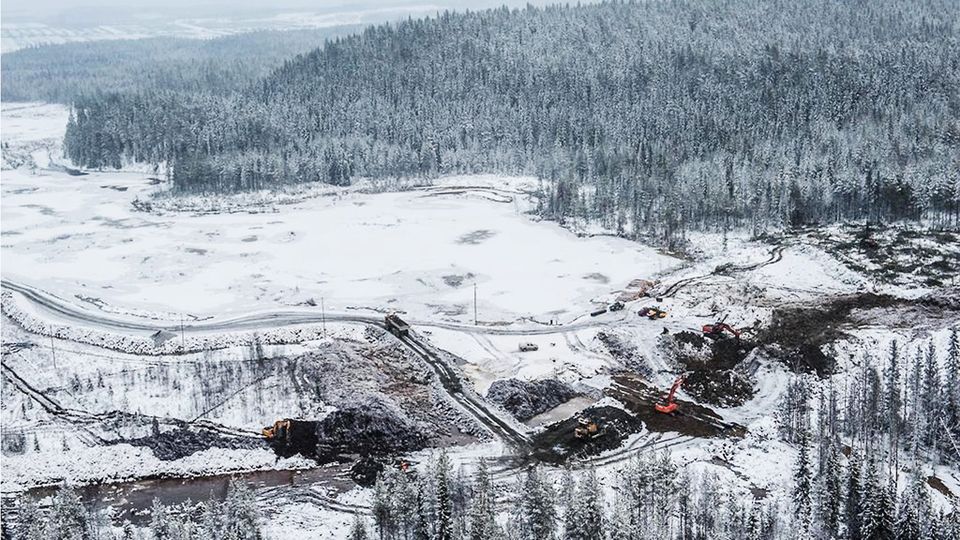 The fourth safety dam at Talvivaara. Image: Talvivaara. yle.fi