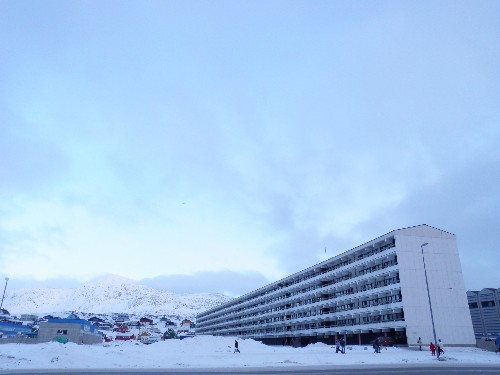 Greenlanders from villages all over the island were relocated to buildings like this in Nuuk.