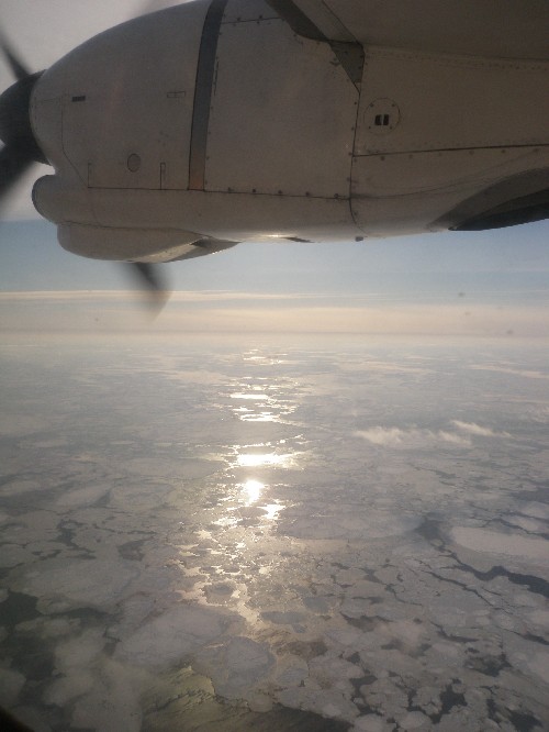 Leaving Cape Dorset. Photo Eilís Quinn