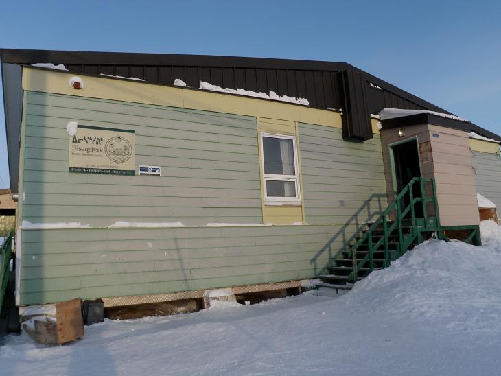 Ilisaqsivik Family Resource Centre, home of the Clyde River Knitting Circle. Photo: Eilis Quinn