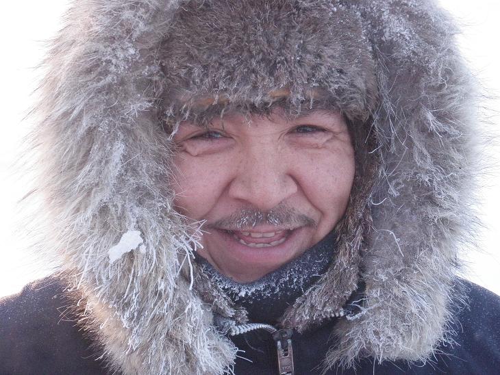 Qikiqtarjuaq jokester Jaypootie Aliqatuqtuq. Photo by Eilís Quinn. 