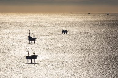 Cook Inlet offshore oil. Photo: Loren Holmes. Alaska Dispatch. 