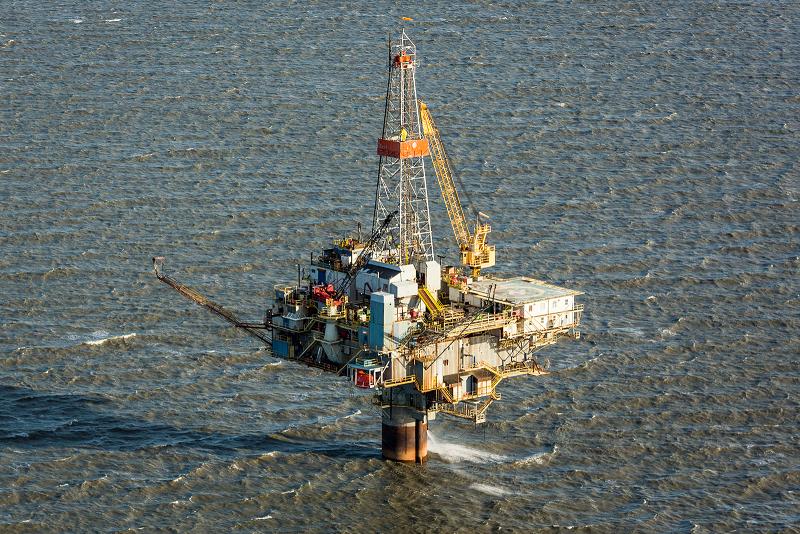 The Monopod offshore oil platform in Cook Inlet. Photo: Loren Holmes. Alaska Dispatch. 