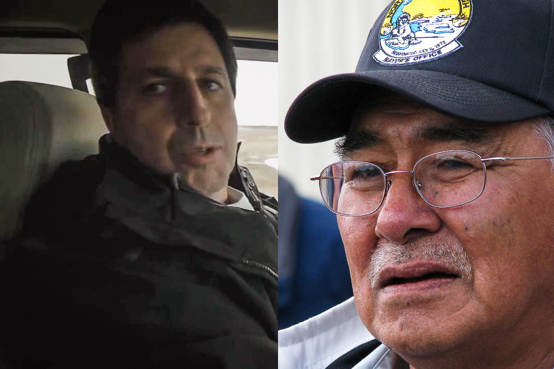 Composite photo of Shell Oil's Pete Slaiby, left, and former North Slope Borough mayor Edward Itta. Shell (Slaiby) / Tony Hopfinger (Itta)