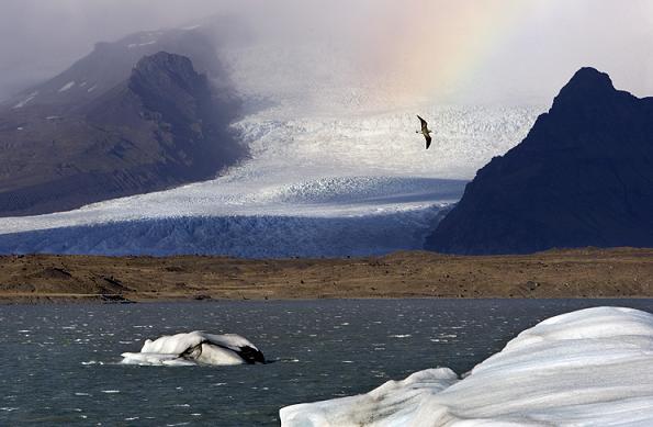 Vatnajökull Glacier, Iceland. Photo: Thorvaldur Orn Krismundsson, AFP. 