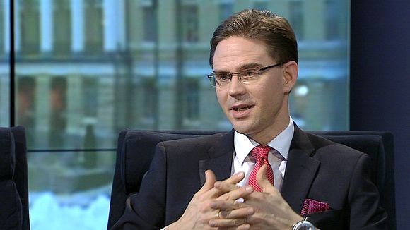 Finland's prime minister Jyrki Katainen. Image: Yle  