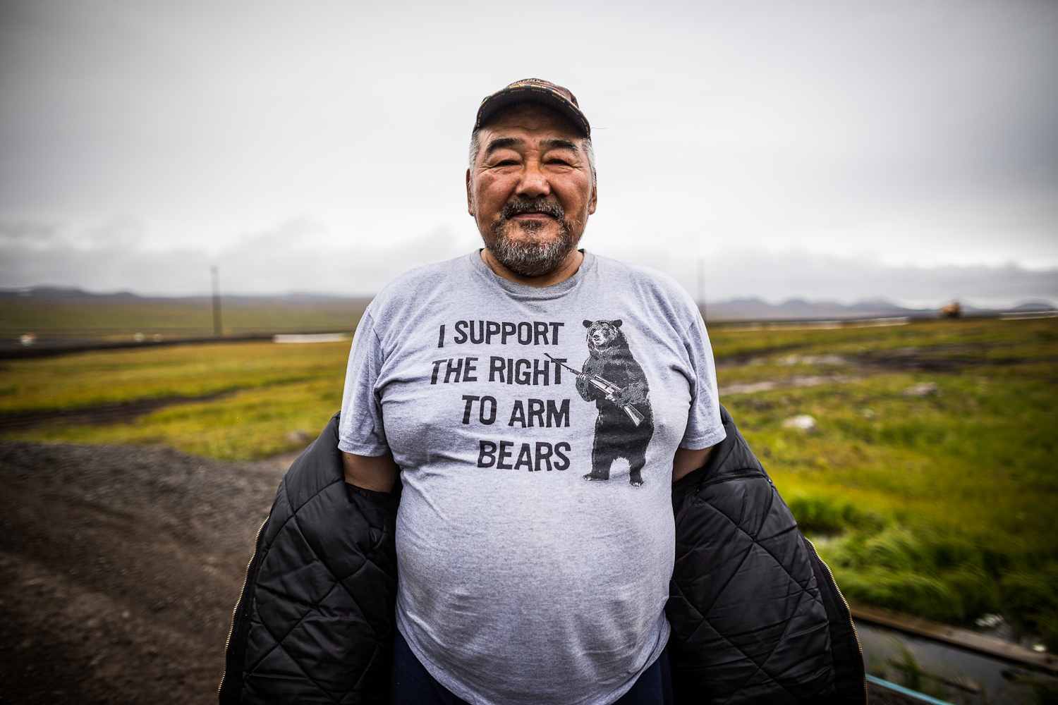 Denny Akeya, a native of the St. Lawrence island village of Savoonga. August 30, 2012. Photo: Loren Holmes. 