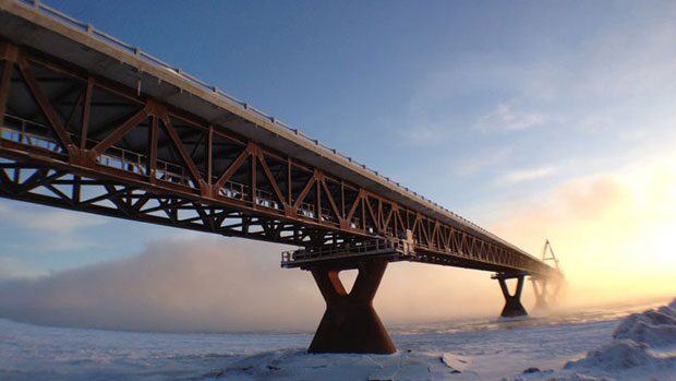 Jim Danahy said the opening of the Deh Cho Bridge in the N.W.T. may mean Northerners will see lower shipping costs in the future. (Elizabeth McMillan/CBC)