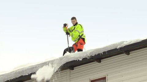 Snow removal.  Image: Yle