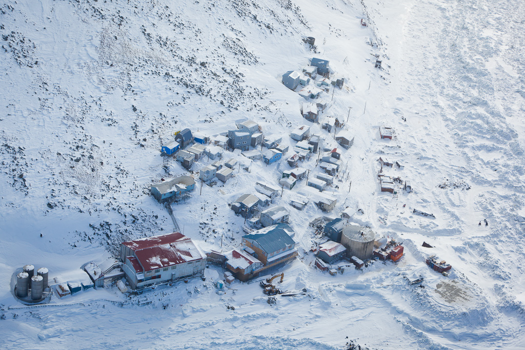 The village of Diomede, Wednesday, March 14, 2012. Photo: Loren Holmes. Alaska Dispatch.