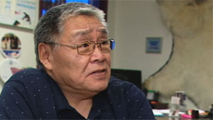 James Eetoolook, acting president of NTI, says the new narwhal management plan's use of a system based on the summering stock will be a learning curve for Inuit. (CBC)