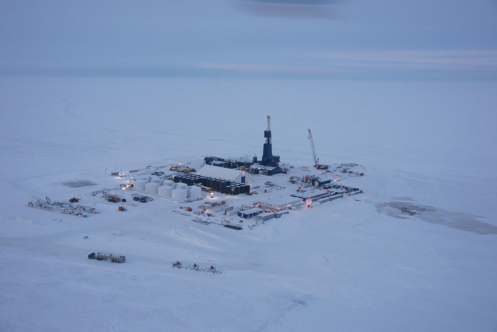 Point Thomson sits to the east of the better known and more successful Prudhoe Bay field. Photo courtesy of ExxonMobil. Alaska Dispatch. 