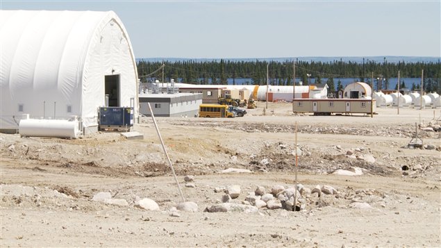 Site of the Matoush uranium project in northern Quebec, Canada. (Claude Bouchard. Radio-Canada)